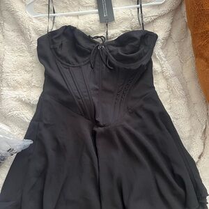 White Fox Boutique Push The Feeling Strapless Mini Dress